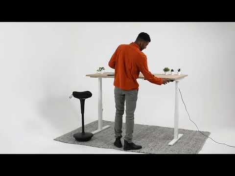 Height adjustable desk leap features