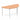 Office furniture impulse-semi-circle-table-box-frame-leg Dynamic  Oak 160 Wide 