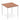 Office furniture impulse-straight-table-box-frame-leg Dynamic  Walnut 800 Wide 
