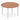 Office furniture impulse-circle-table-with-box-frame-leg Dynamic  Walnut 120 Wide