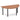 Office furniture impulse-semi-circle-table-with-post-leg Dynamic  Walnut 160 Wide Black