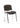 Office furniture iso-stacking-chair Dynamic  Bespoke Tabasco Orange Colour Black 