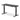 Office furniture air-black-series-slimline-height-adjustable-desk Dynamic  Black 140 Wide
