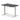 Office furniture air-black-series-height-adjustable-desk Dynamic  Silver 120 Wide