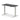 Office furniture air-black-series-slimline-height-adjustable-desk Dynamic  Silver 120 Wide