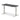 Office furniture air-black-series-slimline-height-adjustable-desk Dynamic  Silver 140 Wide