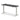 Office furniture air-black-series-slimline-height-adjustable-desk Dynamic  Silver 160 Wide