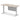 Office furniture air-height-adjustable-desk-with-steel-modesty-panel Dynamic  160 Colour Walnut 
