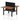 Air Back-to-Back Height Adjustable Bench Desk - 2 Person Black Screen dynamic  Desk Top  Walnut Width 120cm