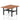 Air Back-to-Back Scalloped Edge Height Adjustable Bench Desk - 2 Person dynamic  Desk Top  Walnut Width 120cm