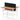 Air Back-to-Back Height Adjustable Bench Desk - 2 Person with Black Straight Screen dynamic  Desk Top  Beech Width 160cm