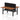 Air Back-to-Back Height Adjustable Bench Desk - 2 Person Black Screen dynamic  Desk Top  Walnut Width 160cm