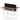 Air Back-to-Back Height Adjustable Bench Desk - 2 Person Black Screen dynamic  Desk Top  Walnut Width 180cm