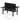 Air Back-to-Back Height Adjustable Bench Desk - 2 Person with Black Straight Screen dynamic  Desk Top  Black Width 160cm