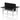 Air Back-to-Back Height Adjustable Bench Desk - 2 Person with Black Straight Screen dynamic  Desk Top  Black Width 160cm