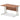 Office furniture impulse-120mm-straight-desk-cantilever-leg Dynamic  Silver Colour Walnut 