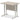 Office furniture impulse-800mm-slimline-desk-cantilever-leg Dynamic  Silver Colour Grey Oak 