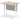 Office furniture impulse-800mm-slimline-desk-cantilever-leg Dynamic  White Colour Grey Oak 