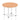 Office furniture impulse-round-table-with-post-leg Dynamic  Oak Desk Colour 100 Wide