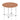 Office furniture impulse-round-table-with-post-leg Dynamic  Walnut Desk Colour 100 Wide