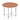 Office furniture impulse-round-table-with-post-leg Dynamic  Walnut Desk Colour 100 Wide