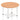 Office furniture impulse-round-table-with-post-leg Dynamic  Oak Desk Colour 120 Wide