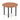 Office furniture impulse-round-table-with-post-leg Dynamic  Walnut Desk Colour 100 Wide