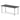 Office furniture impulse-black-series-straight-table Dynamic  Black 180 Wide