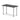 Office furniture impulse-black-series-slimline-straight-table Dynamic  Black 120 Wide