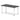 Office furniture impulse-black-series-straight-table Dynamic  Black 160 Wide