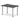 Office furniture impulse-black-series-straight-table Dynamic  Black 120 Wide