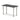 Office furniture impulse-black-series-slimline-straight-table Dynamic  Black 120 Wide