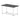 Office furniture impulse-black-series-straight-table Dynamic  Black 140 Wide