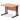 Office furniture impulse-100mm-straight-desk-cantilever-leg Dynamic  Black Colour Beech 