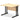 Office furniture impulse-100mm-straight-desk-cantilever-leg Dynamic  Black Colour Maple 