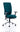 Office furniture chiro-high-back-operator-chair Dynamic  Bespoke Stevia Blue  With Height Adjustable Arms Black