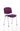 Office furniture iso-stacking-chair Dynamic  Bespoke Tabasco Orange Colour Chrome 