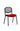 Office furniture iso-stacking-chair Dynamic  Bespoke Myrrh Green Colour Chrome Mesh Back 