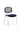Office furniture iso-stacking-chair Dynamic  Bespoke Bergamot Cherry Colour Chrome Mesh Back 