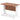 Office furniture impulse-100mm-slimline-desk-cable-managed-leg Dynamic  Silver Colour White 
