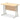 Office furniture impulse-100mm-slimline-desk-cantilever-leg Dynamic  Silver Colour Maple 