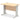 Office furniture impulse-100mm-slimline-desk-cable-managed-leg Dynamic  Silver Colour Maple 