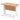 Office furniture impulse-100mm-slimline-desk-cable-managed-leg Dynamic  Silver Colour Walnut 