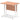 Office furniture impulse-800mm-slimline-desk-cantilever-leg Dynamic  White Colour Beech 