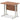 Office furniture impulse-800mm-slimline-desk-cantilever-leg Dynamic  Silver Colour Walnut 