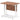 Office furniture impulse-800mm-slimline-desk-cantilever-leg Dynamic  White Colour Walnut 