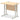 Office furniture impulse-800mm-slimline-desk-cantilever-leg Dynamic  Silver Colour Maple 