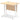 Office furniture impulse-800mm-slimline-desk-cantilever-leg Dynamic  White Colour Maple 