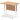 Office furniture impulse-800mm-slimline-desk-cantilever-leg Dynamic  White Colour Oak 
