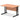 Office furniture impulse-120mm-straight-desk-cantilever-leg Dynamic  Black Colour Beech 